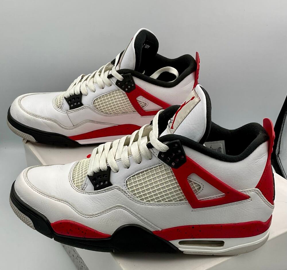 Jordan 4 Retro Red Cement DH6927-161 Sz 11 #205